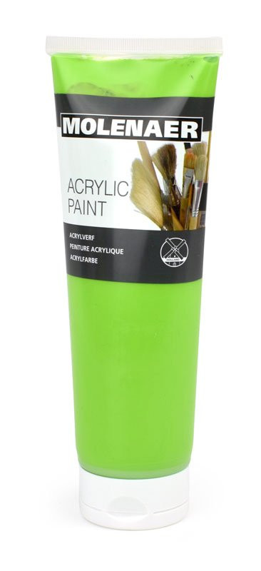 Akrylová barva Molenaer, zelená, 250 ml