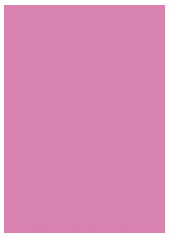 Barevný papír pro výtvarné účely A3/100listů/80g, růžový, EKO