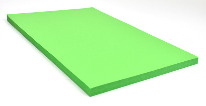 Barevný papír pro výtvarné účely A3/100listů/80g, zelený, EKO - 1