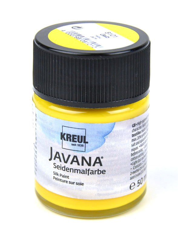 Barva na hedvábí Javana, 50 ml, č. 01, žlutá