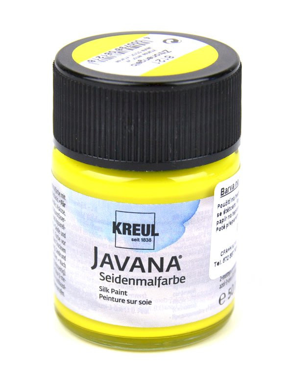 Barva na hedvábí Javana, 50 ml, č. 21, citrón