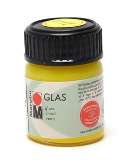 Barva na sklo Marabu, 15 ml, žlutá citronová 020