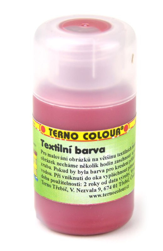 Barva na textil Terno, 20 g, č. 14, karmínová