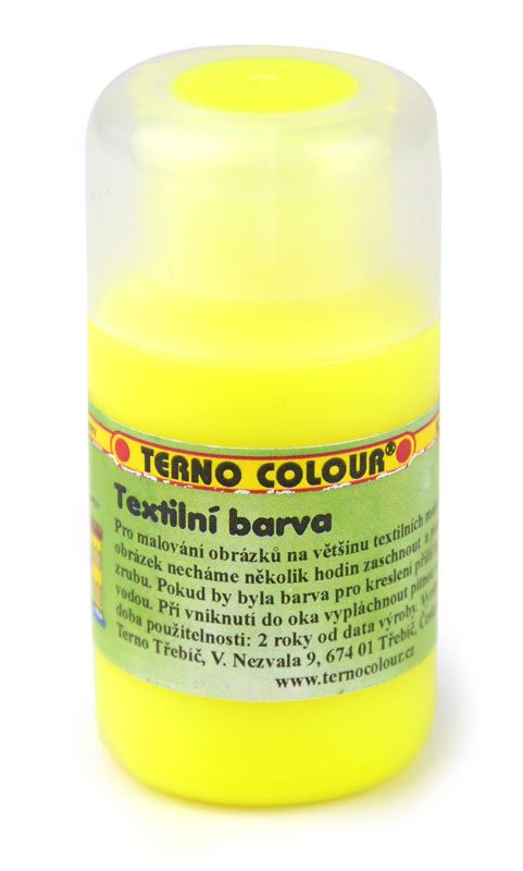 Barva na textil Terno, č. 03, 20 g, neon. žlutá