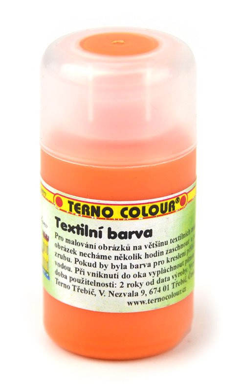 Barva na textil Terno, č. 08, 20 g, oranžová