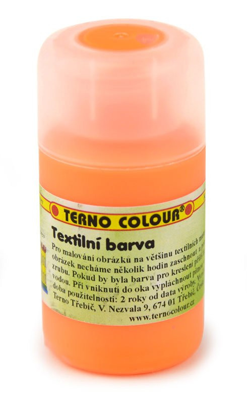 Barva na textil Terno, č. 10, 20 g, neon. oranžová