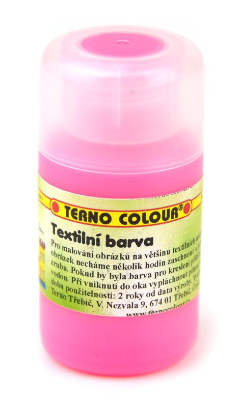 Barva na textil Terno, č. 13, 20 g, neon. růžová