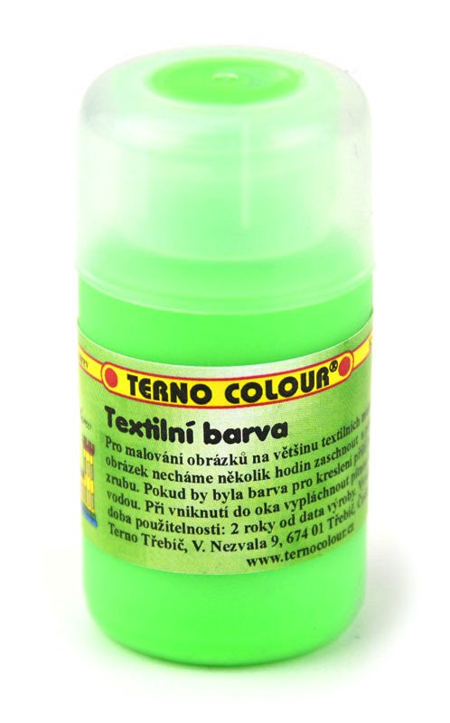 Barva na textil Terno, č. 34, 20 g, neon. zelená