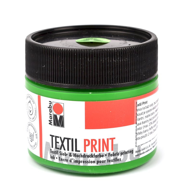 Barva TEXTIL PRINT 960 zelená, 100 ml