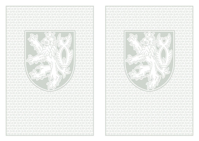 Bianco A3, malý státní znak , lipové ratolesti