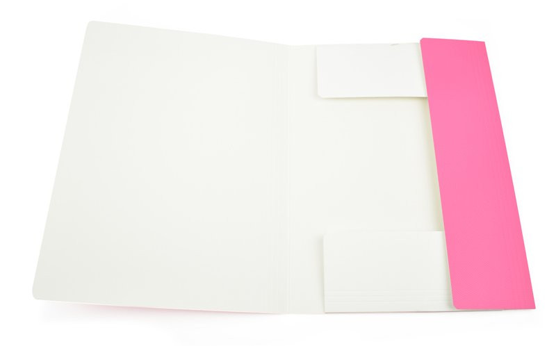 Desky na dokumenty A4, Soft touch, růžové - 1
