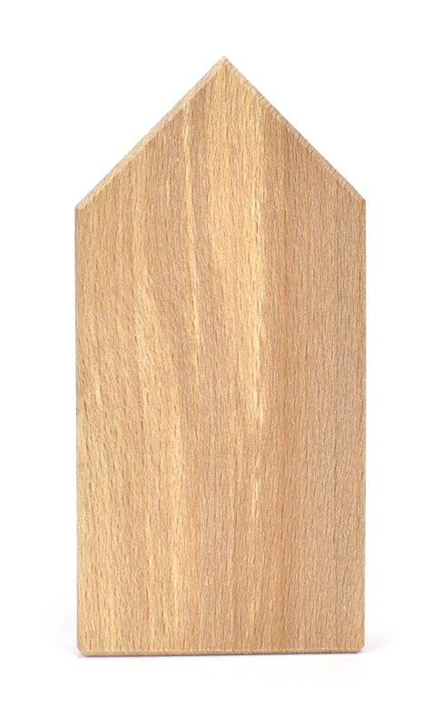 Domek 5 x 10 x 2 cm, dřevo přírodní