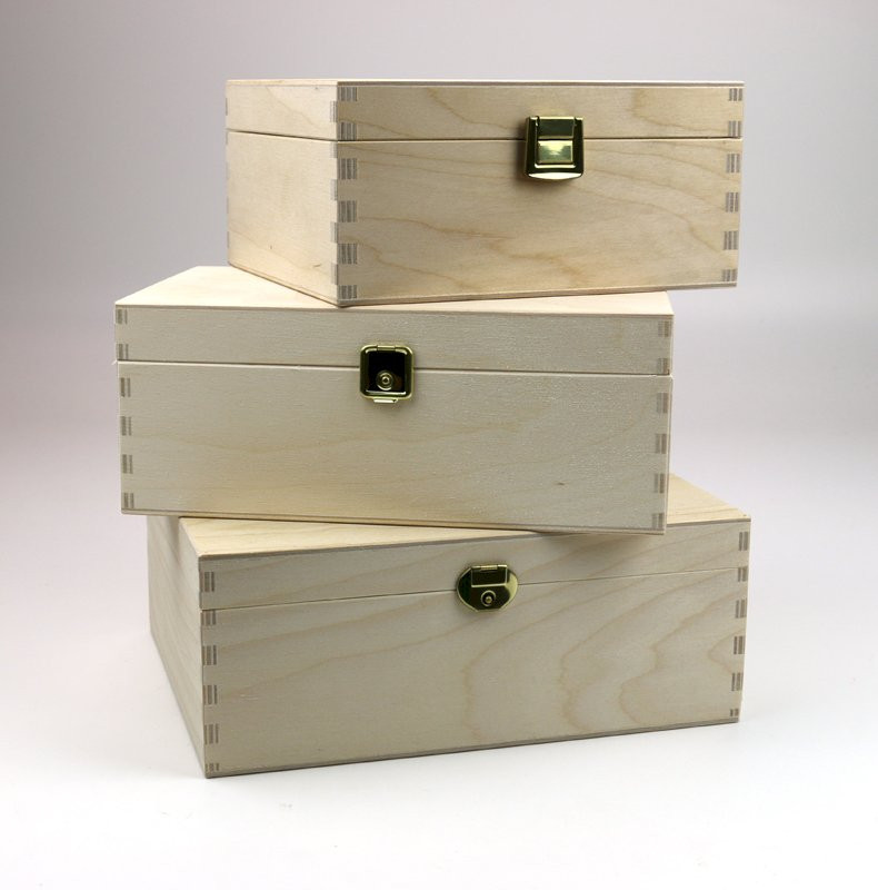 Dřevěná krabička, 6 komor - 3