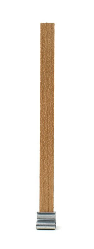 Dřevěný knot Wooden wick M, 13,3 x 1,3 cm
