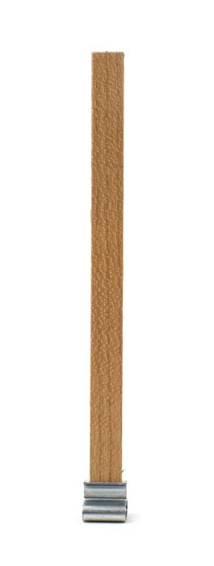 Dřevěný knot Wooden wick S, 13,3 x 1 cm