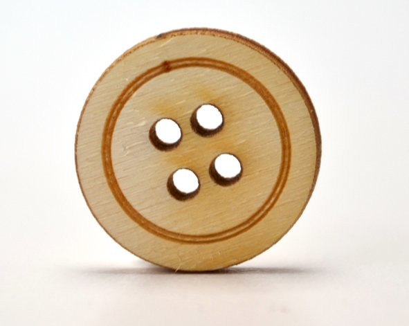 Dřevěný výřez knoflíčky kulaté mix, , pr. 1,5 - 2 cm, 3 g - 2