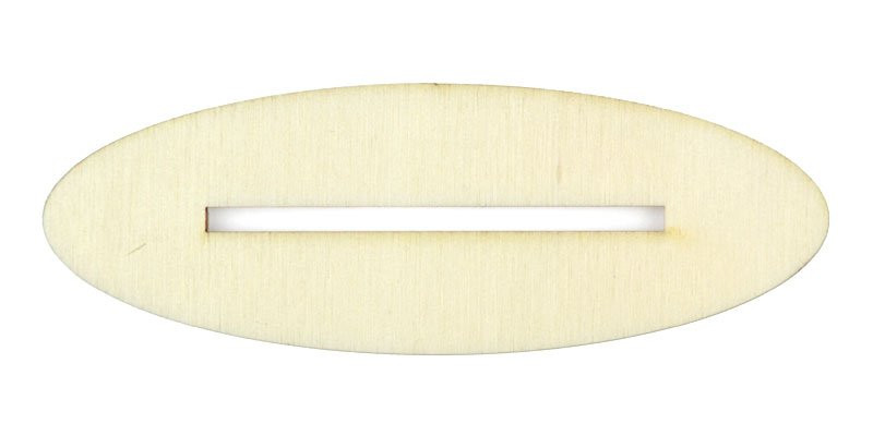 Dřevěný výřez univerzální stojan - podstavec, malý, 9,5 x 3,3 cm