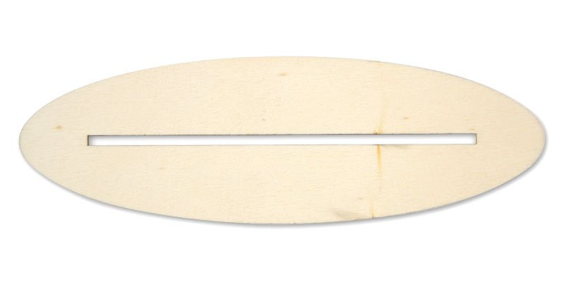 Dřevěný výřez univerzální stojan - podstavec velký, 14,5 - 4,8 cm