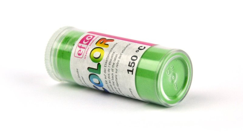 Efcolor smaltavací pudr, sv.zelený, 10 ml, č. 0063 - 1