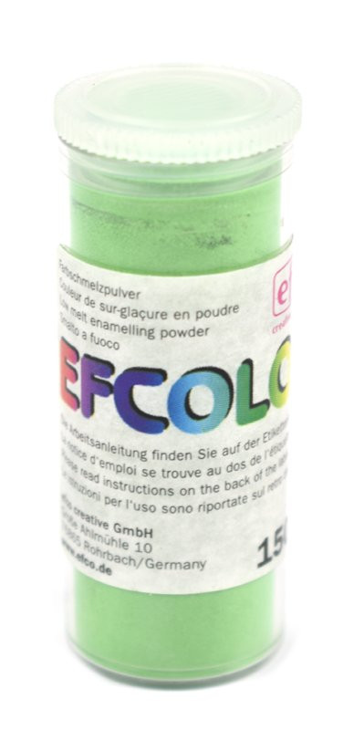 Efcolor smaltavací pudr, sv.zelený, 10 ml, č. 0063