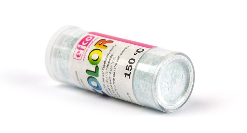 Efcolor smaltovací pudr, glitter, tyrkysový, 10 ml, č. 0345 - 1