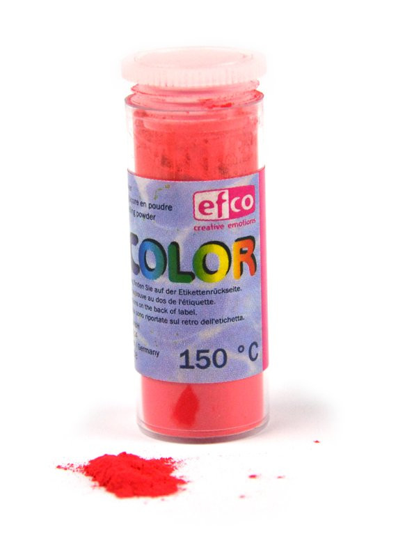 Efcolor smaltovací pudr, jahodový, neprůhledný, 10 ml, č 0027