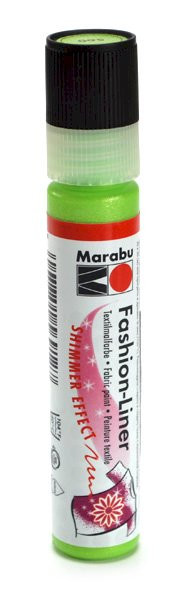 Fashion liner Marabu, třpytivá reseda, 25 ml