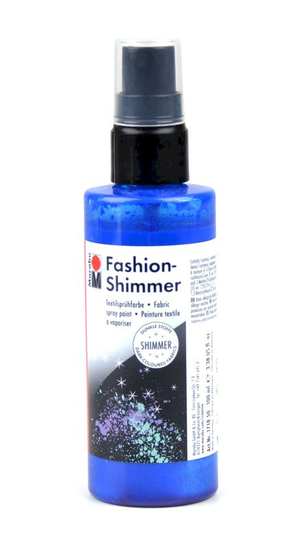 Fashion shimmer, barva na textil č.595, světle modrá