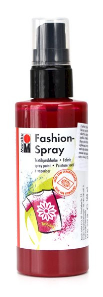 Fashion spray, barva na textil č.034, bordo, 100 ml