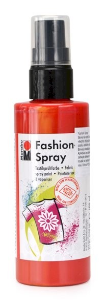 Fashion spray, barva na textil č.232, červená, 100 ml