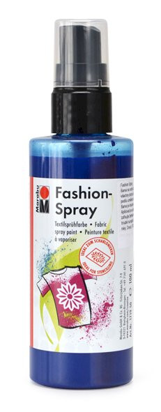 Fashion spray, barva na textil č.258, modrá ultramarin, 100 ml