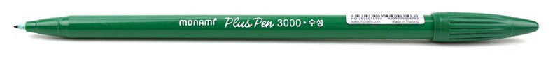 Fine liner Monami plus pen,zelená