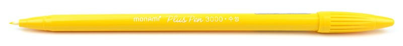 Fine liner Monami plus pen, žlutá