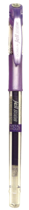 Gel. popisovač, 0,7 mm, fialový