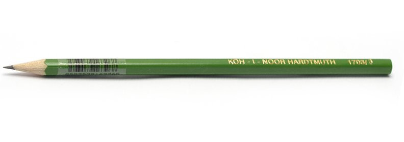Grafitová školní tužka 1703  č. 3, zelená