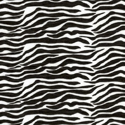 Krepový papír, motiv zebra