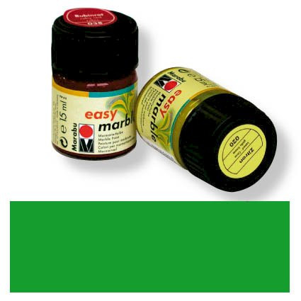 Mramorovací barva, č. 067, 15 ml, tm. zelená