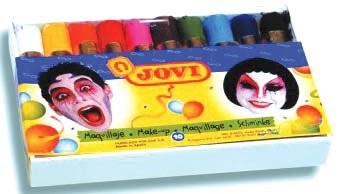 Obličejové barvy Jovi, v balení 10 ks