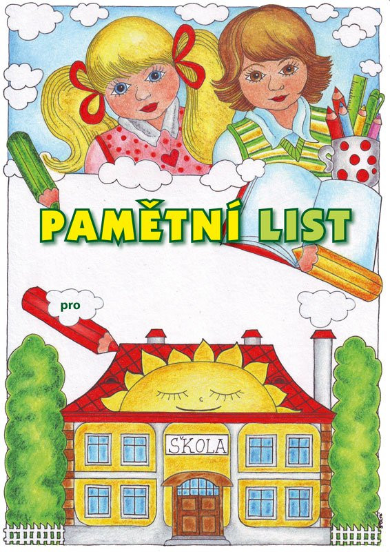 Pamětní list, školáci