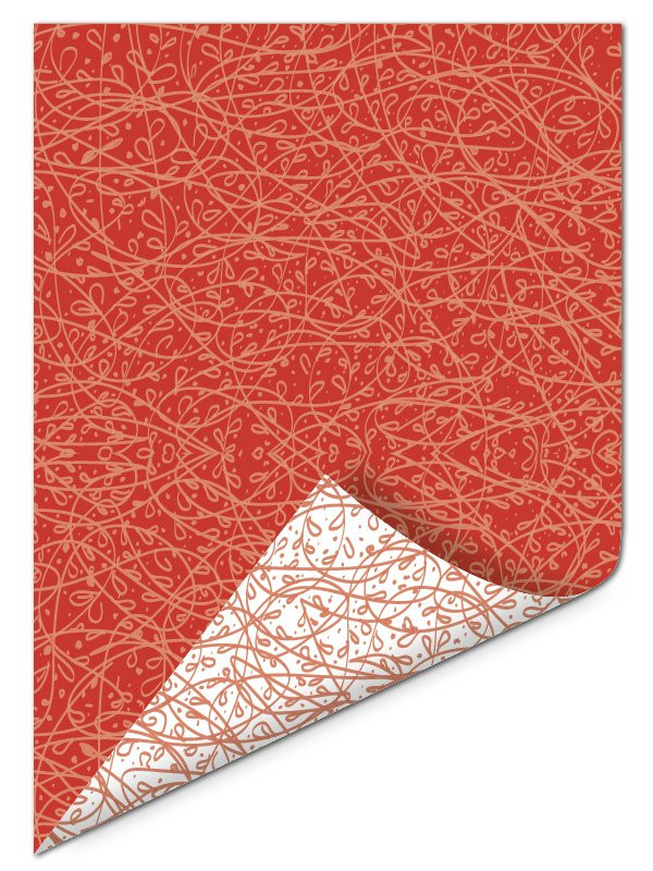 Papír A4, 170g, stonky červený - oboustranný