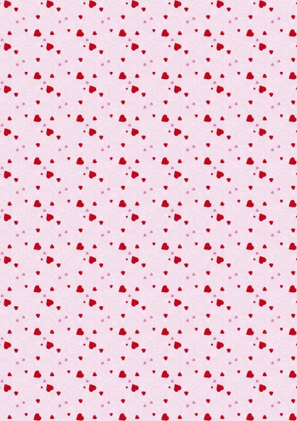 Papír A4, spirálky růžovo/červený, 170 g - jednostranný