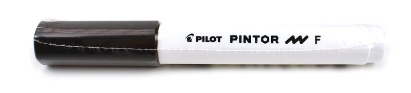 Pilot Pintor akrylový popisovač F, černý, 1mm