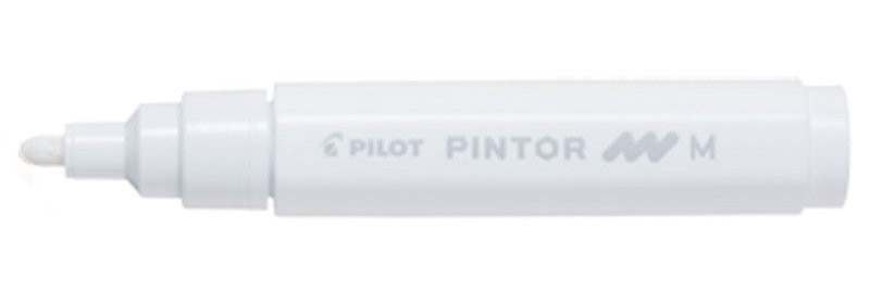 Pilot Pintor akrylový popisovač M, bílá