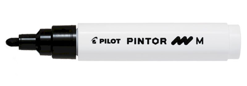 Pilot Pintor akrylový popisovač M, černá