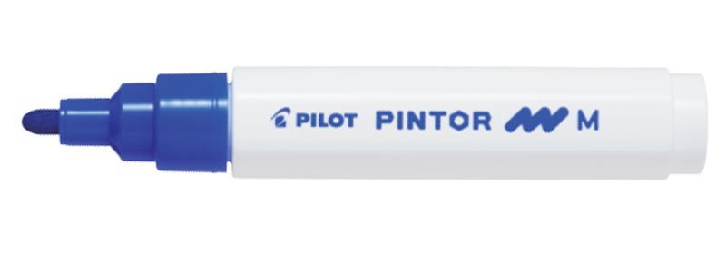Pilot Pintor akrylový popisovač M, modrá