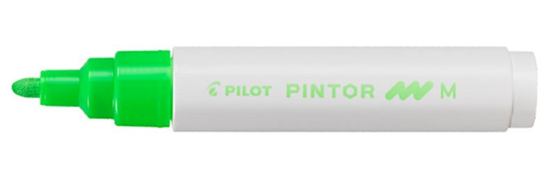Pilot Pintor akrylový popisovač M, neonová zelená