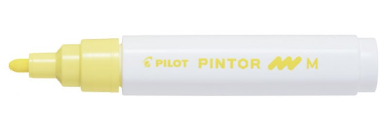 Pilot Pintor akrylový popisovač M, pastelová žlutá