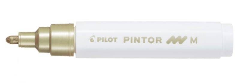 Pilot Pintor akrylový popisovač M, zlatá