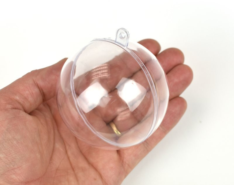 Plastová koule dvoudílná 7 cm - 2