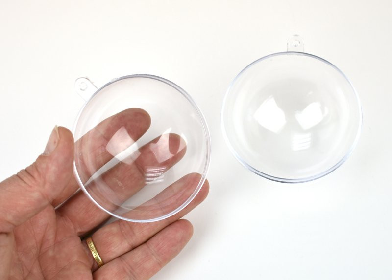 Plastová koule dvoudílná 7 cm - 3